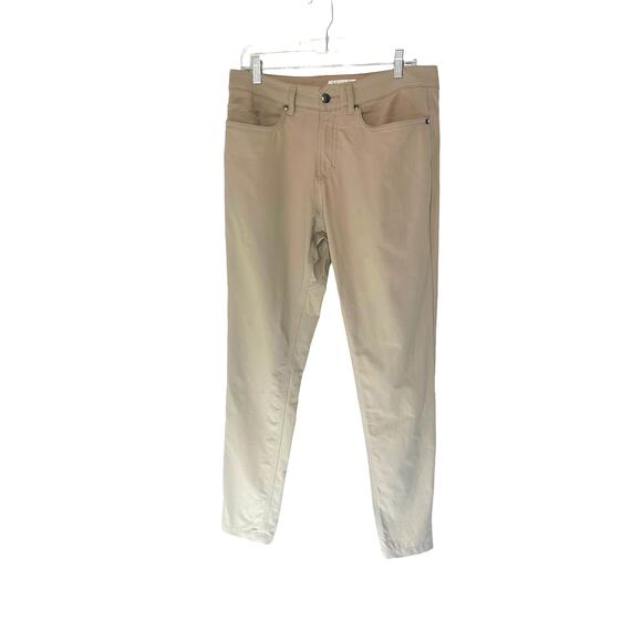 Olivers Men's Classic Basic Flexible Khaki Tan Passage Straight Leg Pant Size 30 - Picture 2 of 11